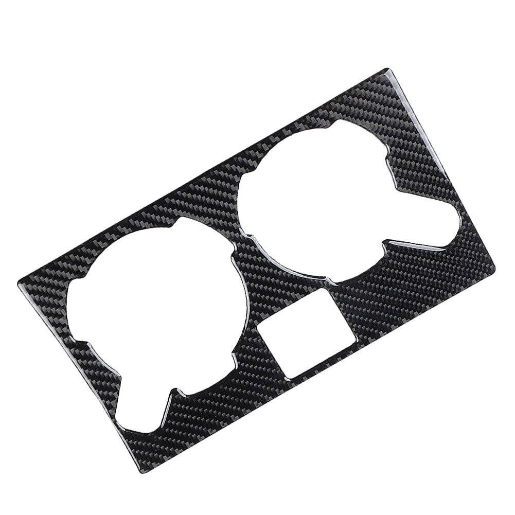 Carbon Fiber Water Cup Holder Panel Cover Trim for Toyota Tacoma 2001-2004