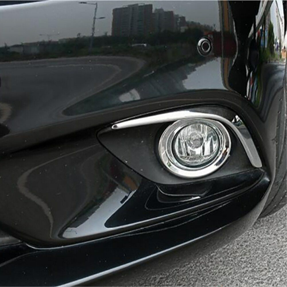 for Mazda 6 Atenza Sedan 13-15 Front Fog Light Lamp eyebrow chrome Cover Trims