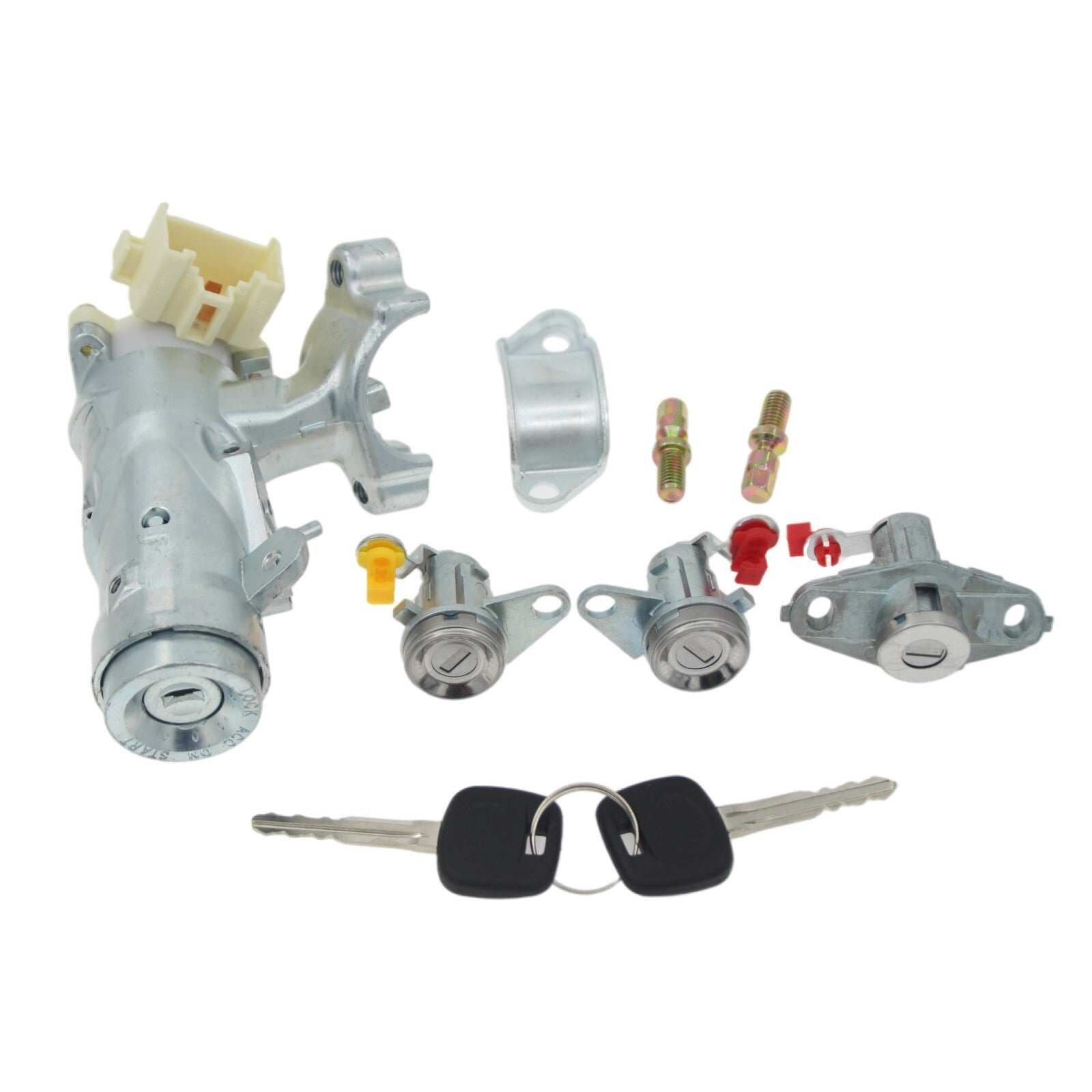 Complete Set Ignition Door Trunk Lock Barrel Cylinder for Toyota for Corolla AE110
