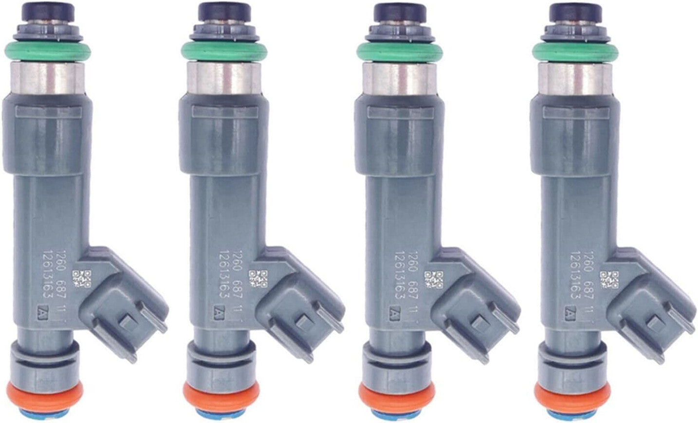 Set of 4 Fuel Injectors for Chevy HHR 2009-2011 Malibu 2010-2012 2.4L 12613163