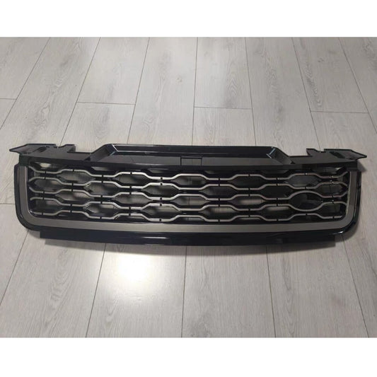 Fit For LR for Range Rover Sport 2014-2022 Front Bumper Grille Mesh Grill Gray+Black