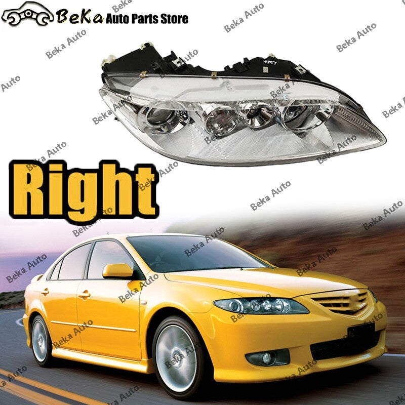 for Mazda 6 GG Atenza GG 2002-2015 Right Front Bumper Headlamp Lamp Assy Halogen