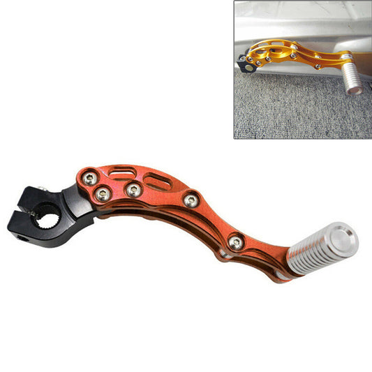 CNC-modifizierte Motorhebel Motorrad-Starterpedal-Schalthebelteile Orange