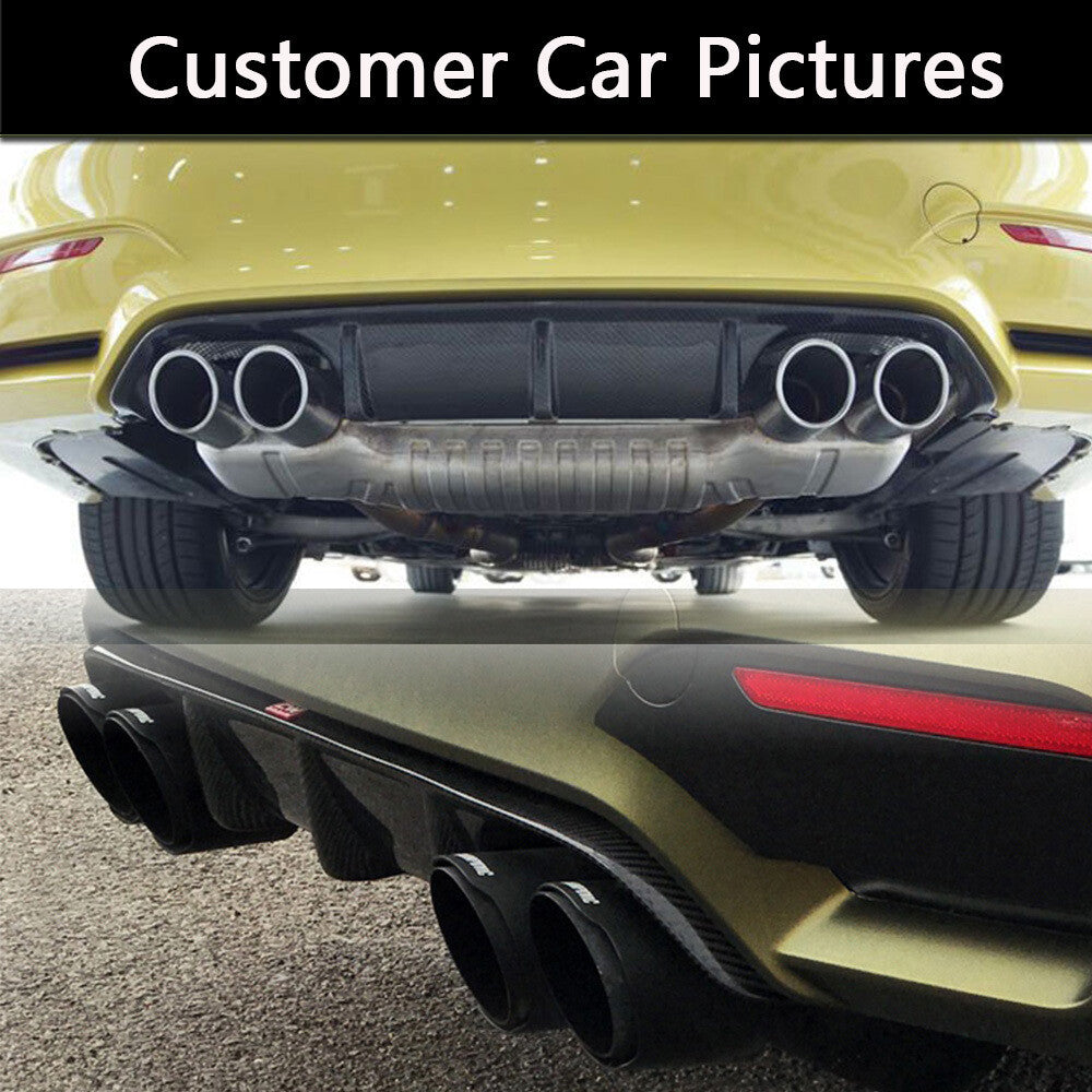 FITS 2015-20 for BMW F8X M3 M4 PERFORMANCE STYLE CARBON FIBER REAR BUMPER DIFFUSER