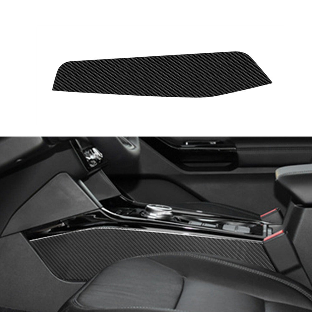 Carbon Fiber Center Console Left Side Cover Trim for Ford Explorer 2020-2023