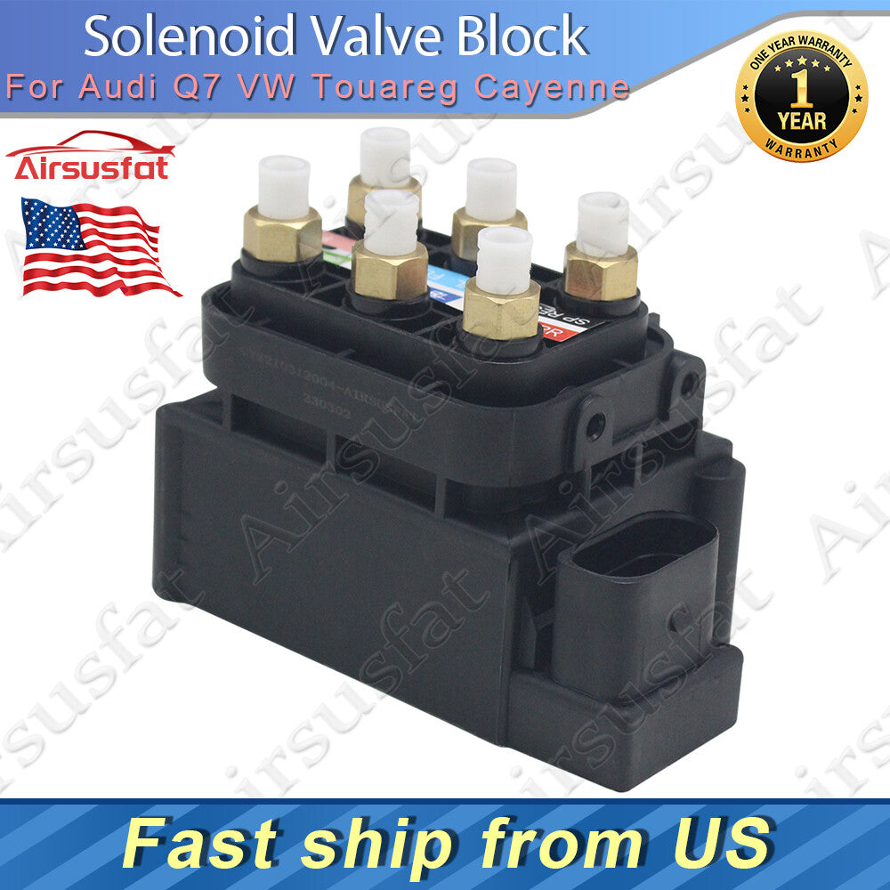 Air Suspension Solenoid Valve Block Fit for Audi Q7 for VW Touareg for Cayenne for Ram 1500