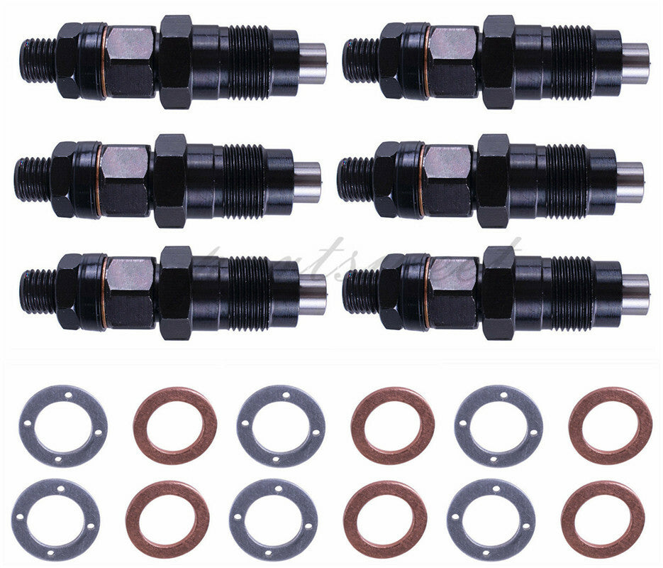 6 PCS Diesel Fuel Injector Set Fit for Nissan Patrol GU Y61 TD42 TD42T