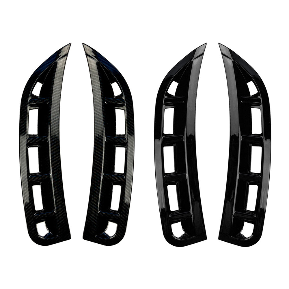 for Benz GLE350 GLE450 2020 Black 2x Front wheel Bumper Vent Hood Fender