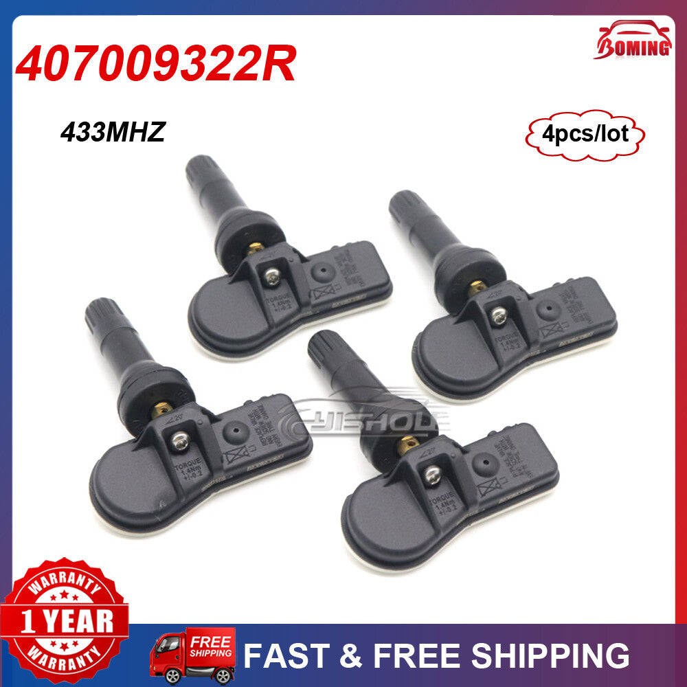 TPMS Tire Pressure Monitoring Sensors for Dacia for Renault for Opel 433Mhz 407009322R
