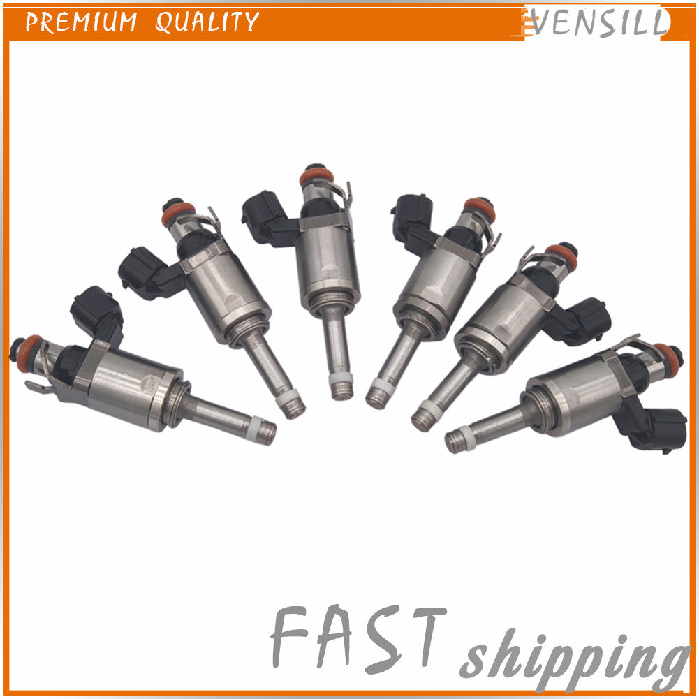 Set of 6 Fuel Injector for Acura TLX RLX MDX 2014-2020 3.5L 16450-R9P-A01