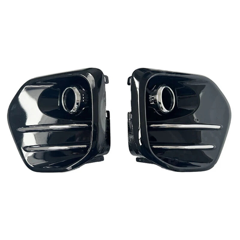 Right for KIA Sportage KX5 2016-18 Front Bumper FogLight Lamp Cover Bright Black