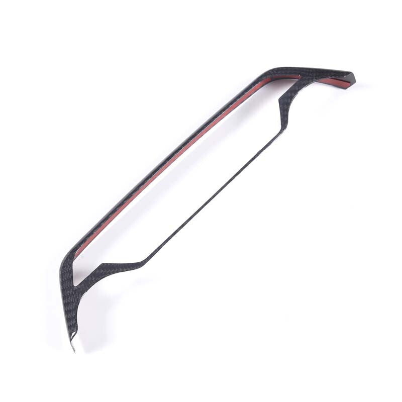 Carbon fiber interior window A-pillar decals suitable for Toyota Tacoma 2011-2015.