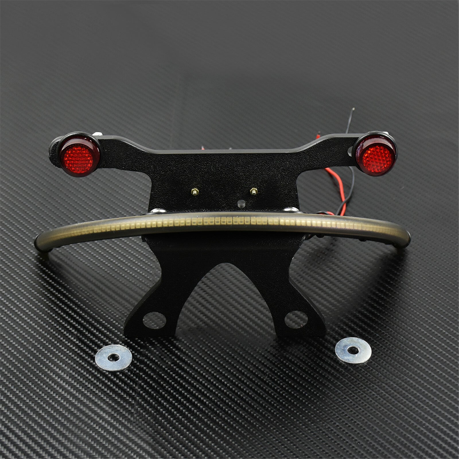 Amber Fender Tail Turn Signal Light Bar Tag Bracket Fit For Victory Vegas 03-17