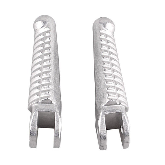 Rider Front Foot Pegs Footrests Set for Ducati 848 1098 1198 2008 - 2013 Silver