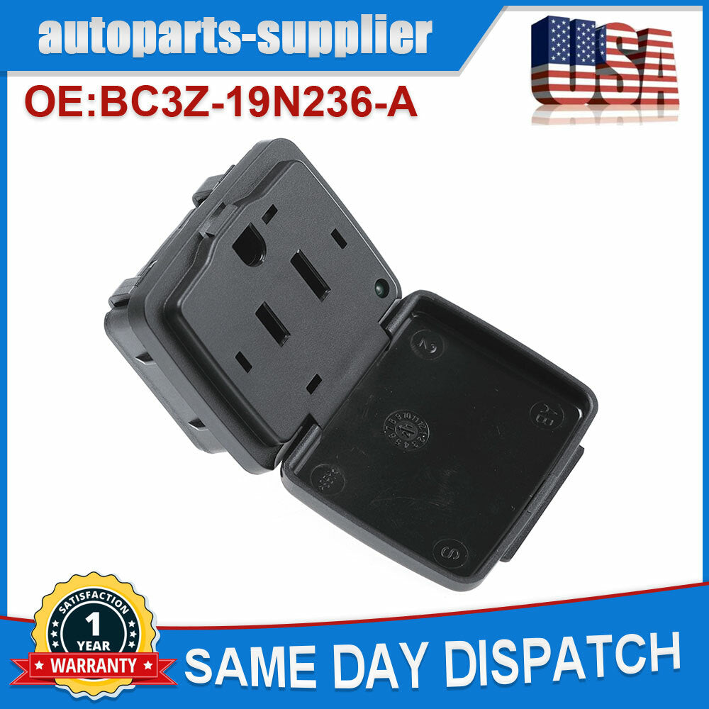 110V 150W AC power outlet behind the center console, suitable for Ford F-Series and for Lincoln .