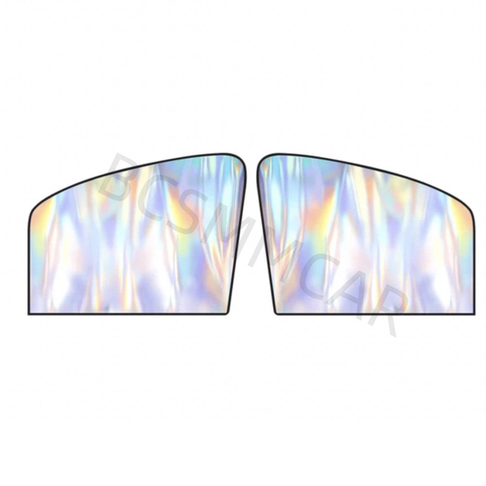 2pcs Magnetic Car Side Front Window Sun Shade Cover Mesh Shield UV Protection