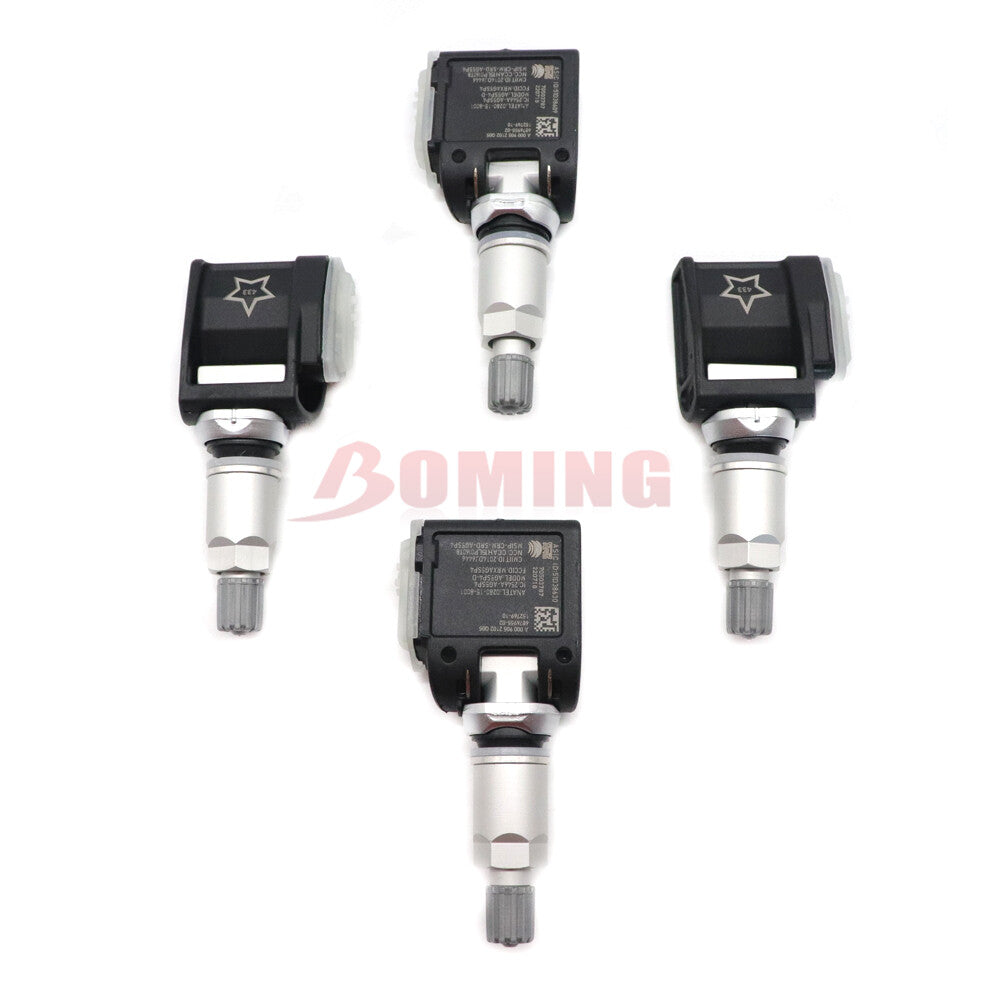 4-piece tire sensor kit A0009052102 Tpms 433MHz, suitable for BMW 540i, 740i, 750i, X3, G20, G30