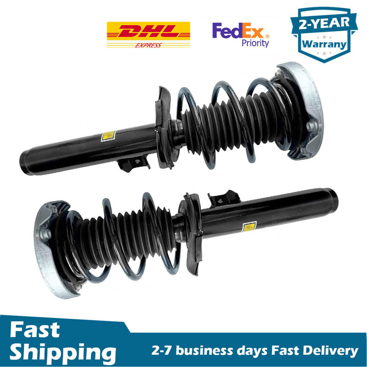 2x Front Shocks Spring Struts w/o EDC for BMW F30 F31 230i 335i 428i 430i xDrive