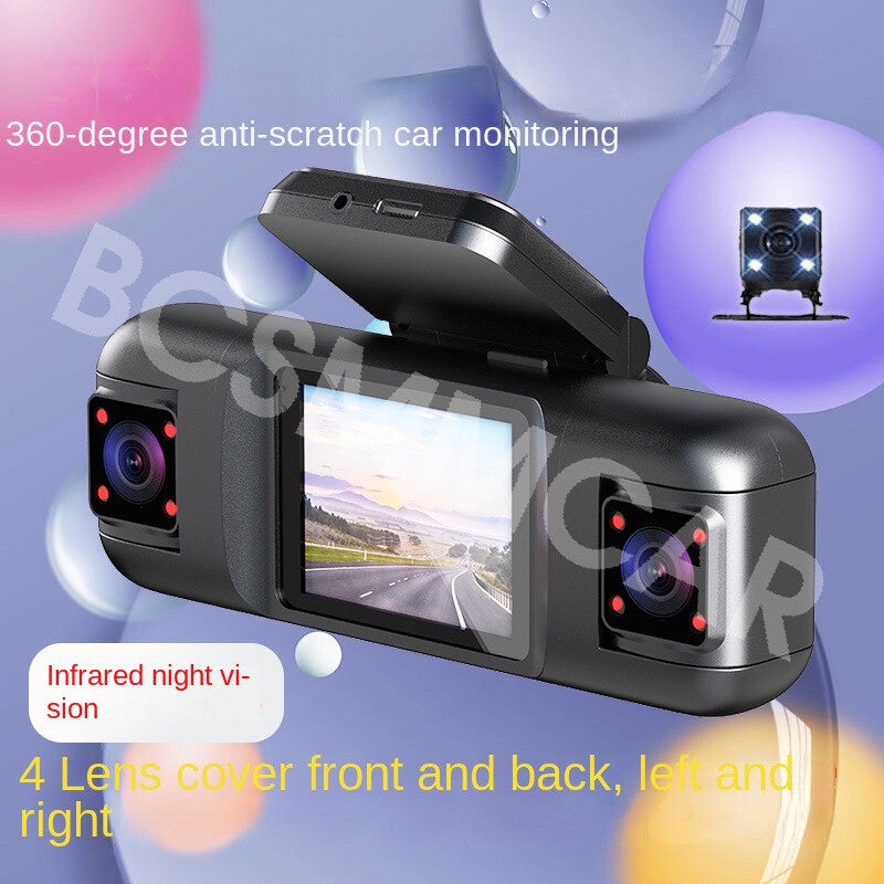 4 Cameras Car DVR Driving Video Recorder HD Dash Camera Loop Recording G-Sensor