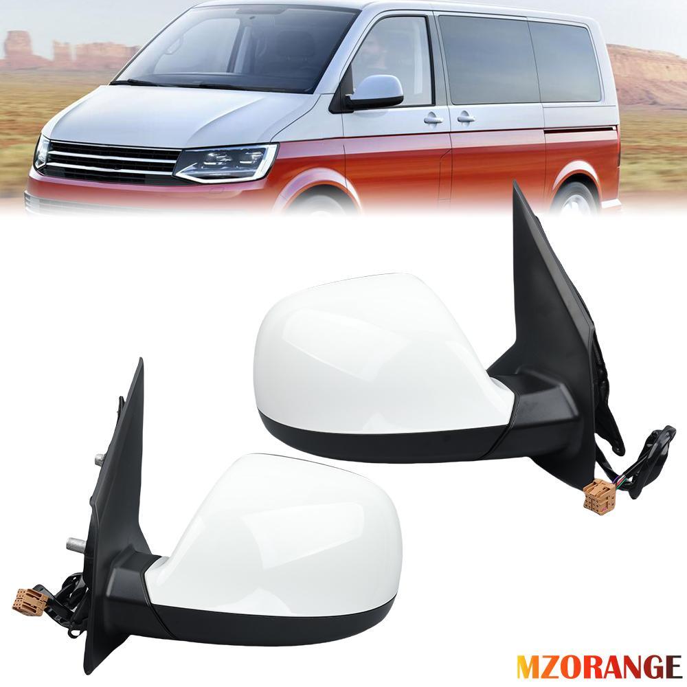 2¡Á F¨¹r for VW T6 Transporter 15-24 L+R Au?enspiegel Spiegel Elektrisch Heizung Wei?