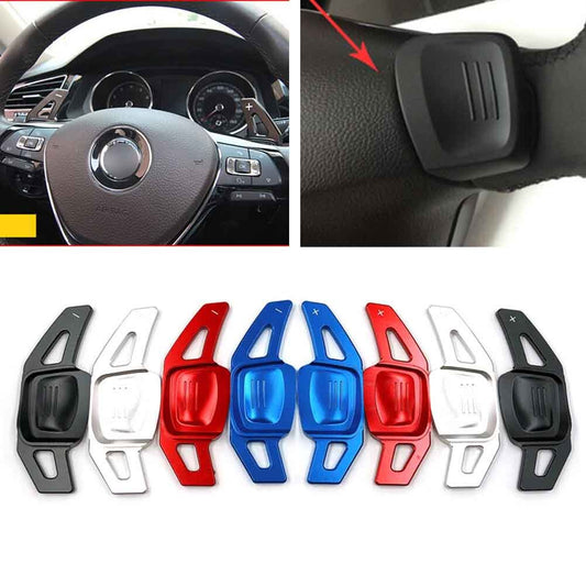 Extended version of CNC steering wheel paddle shifter suitable for Volkswagen for Tiguan , for Golf 7, MK7, for Passat B8
