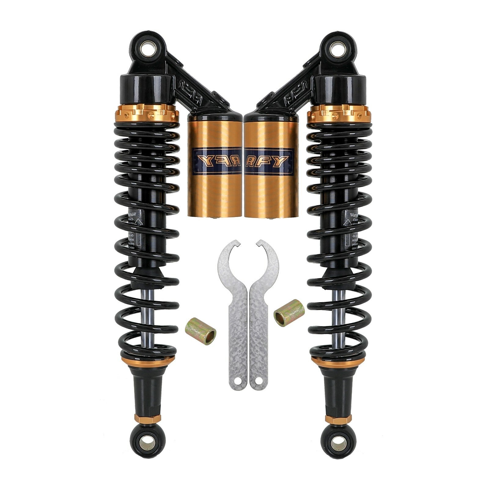 A pair of 360mm 14-inch motorcycle all-terrain air shocks for Honda for Suzuki for Yamaha Quad