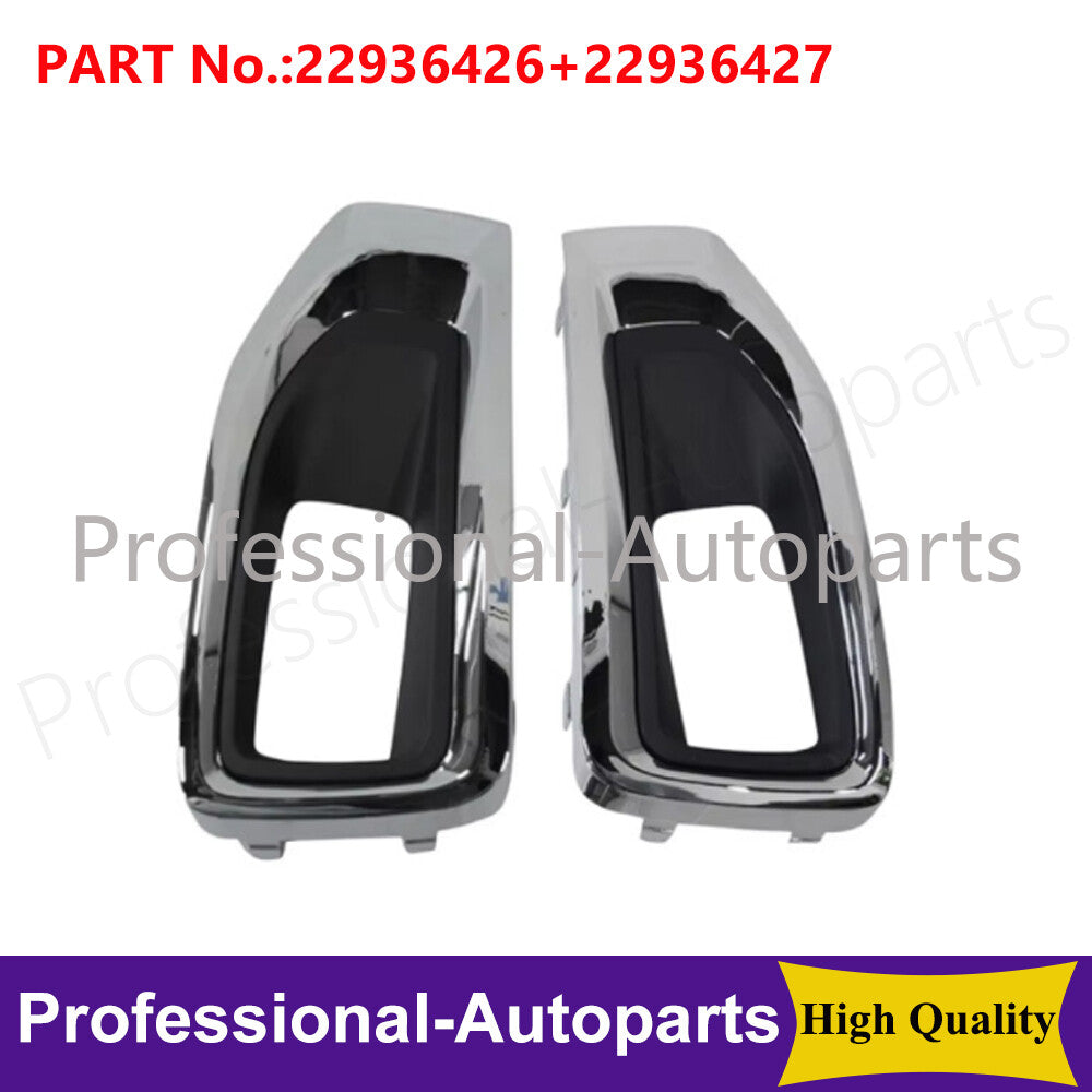 1Pair Fog Light Lamp Bezel Cover Right Passenger Side for GMC for Yukon 2015-2020