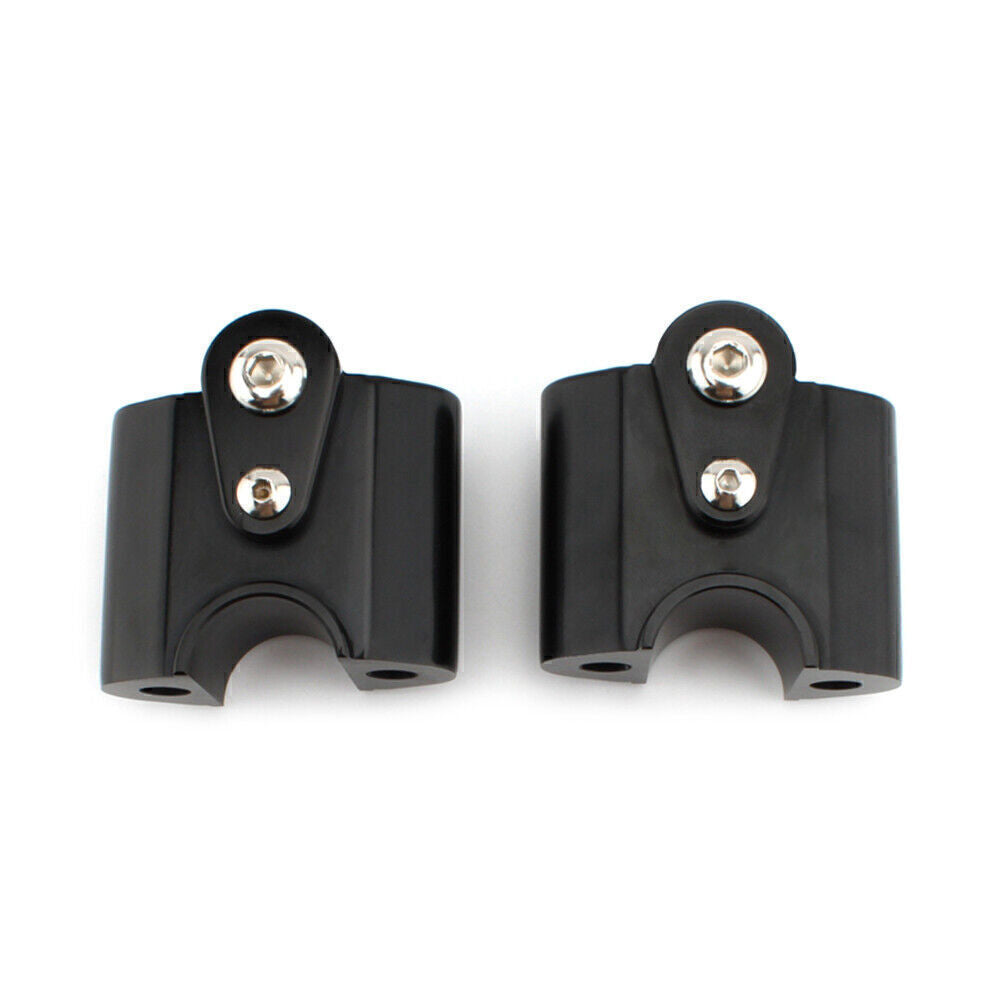 Black Handlebar Risers Handle Bar Lift Clamp Adapters for BMW R 18