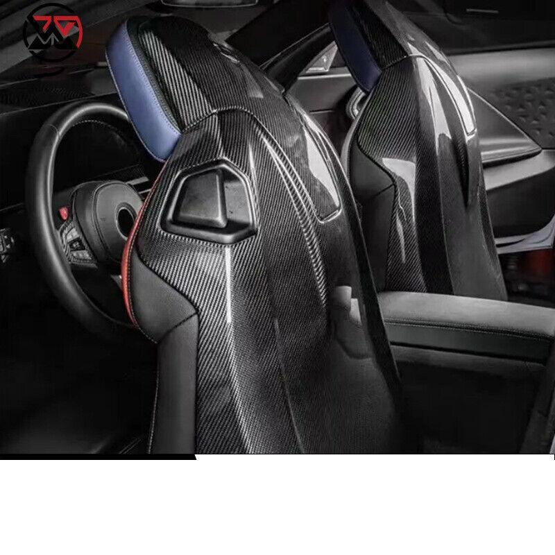 Two sets of fully dry carbon fiber front and rear for seat upholstery suitable for BMW M3, G80, M4, G82, G83