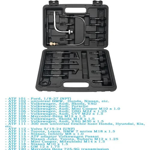 20pc Transmission Oil Filling Joint Adapter Set ATF for Audi for VW for Honda for Nissan for BMW