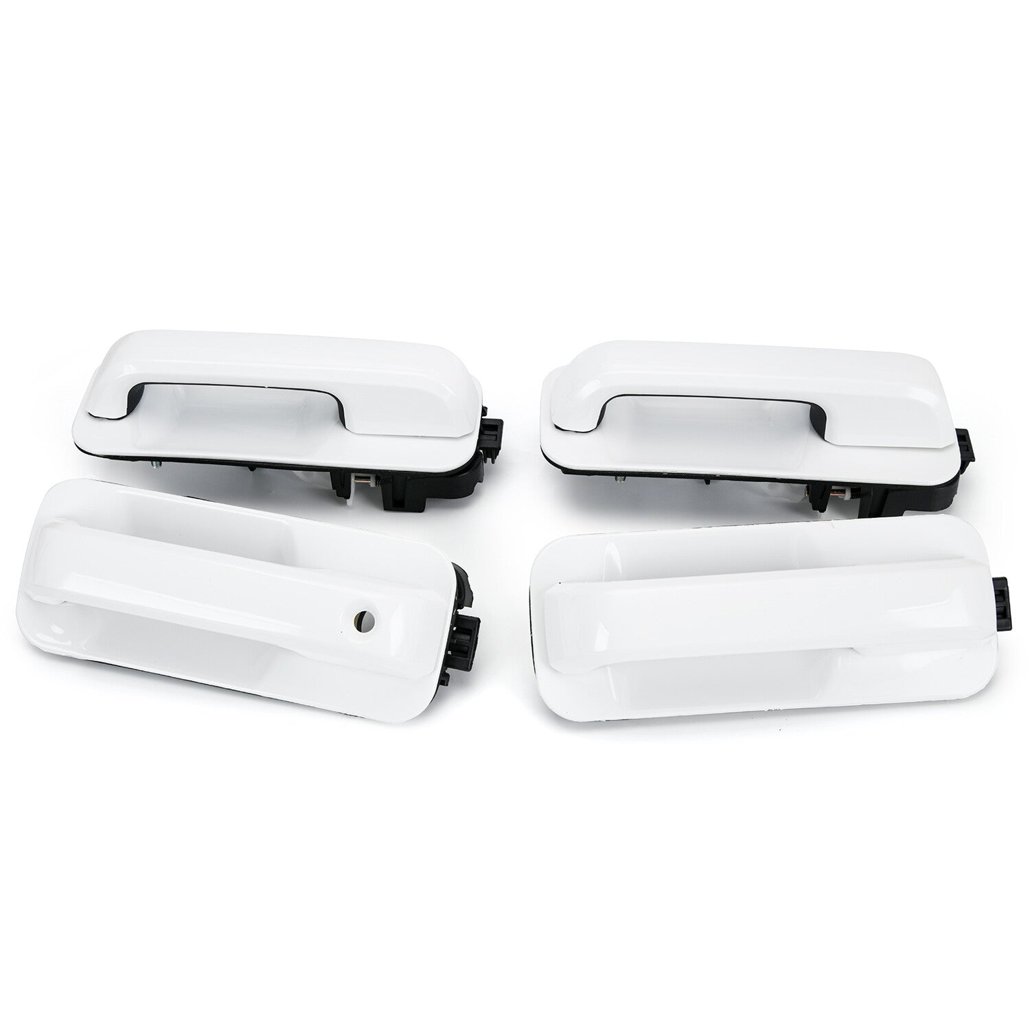 4X Outside Door Handle Fit 2015-2020 for Ford F150/F-150 Front Rear Ingot Silver