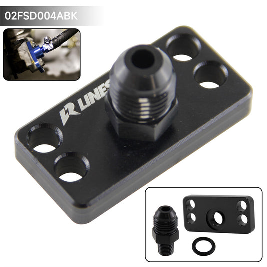 Fuel Rail Adapter w/AN6 Tail for Honda for Civic B16B Integra B18C Accord D15 D16