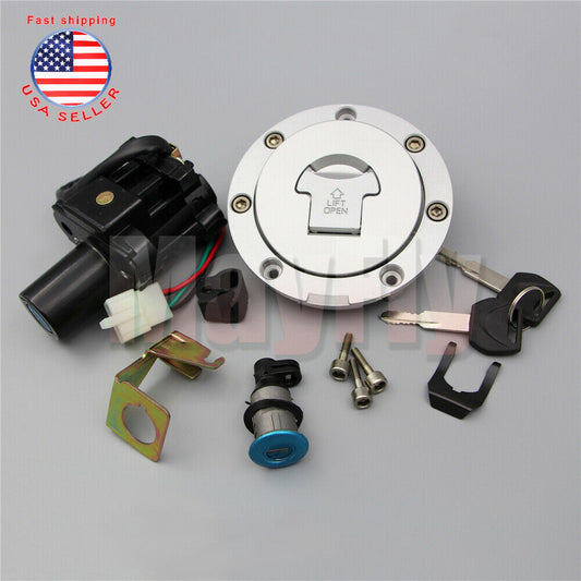 fit for Honda CBR1000RR CBR600R Ignition Switch Fuel Gas Cap for Seat Lock Key