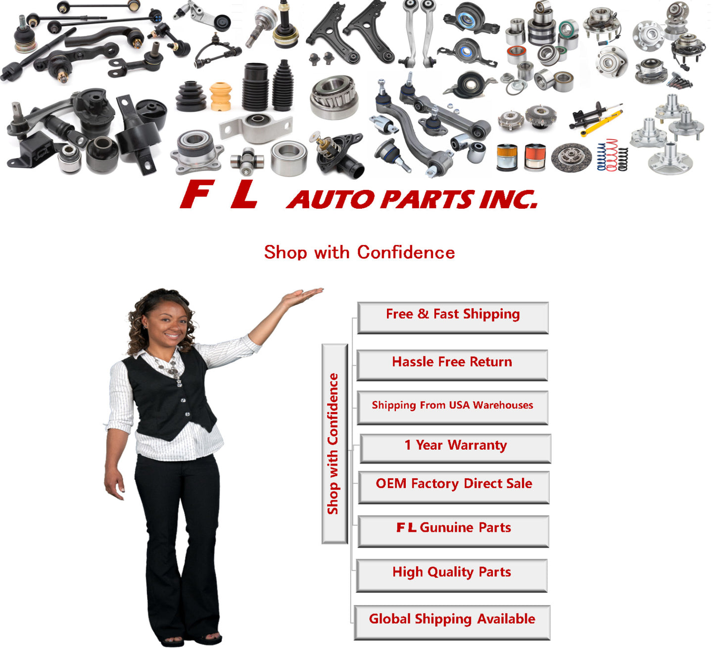 for Toyota for Land Cruiser LC200 2009-2018 Front Bumper Bracket Set 52025-60030