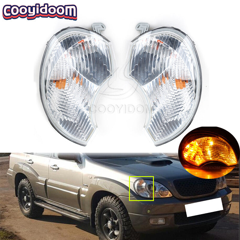 FOR 2001-2006 for HYUNDAI TERRACAN Front Bumper Turn Signal Lamps Fog Lights LHRH