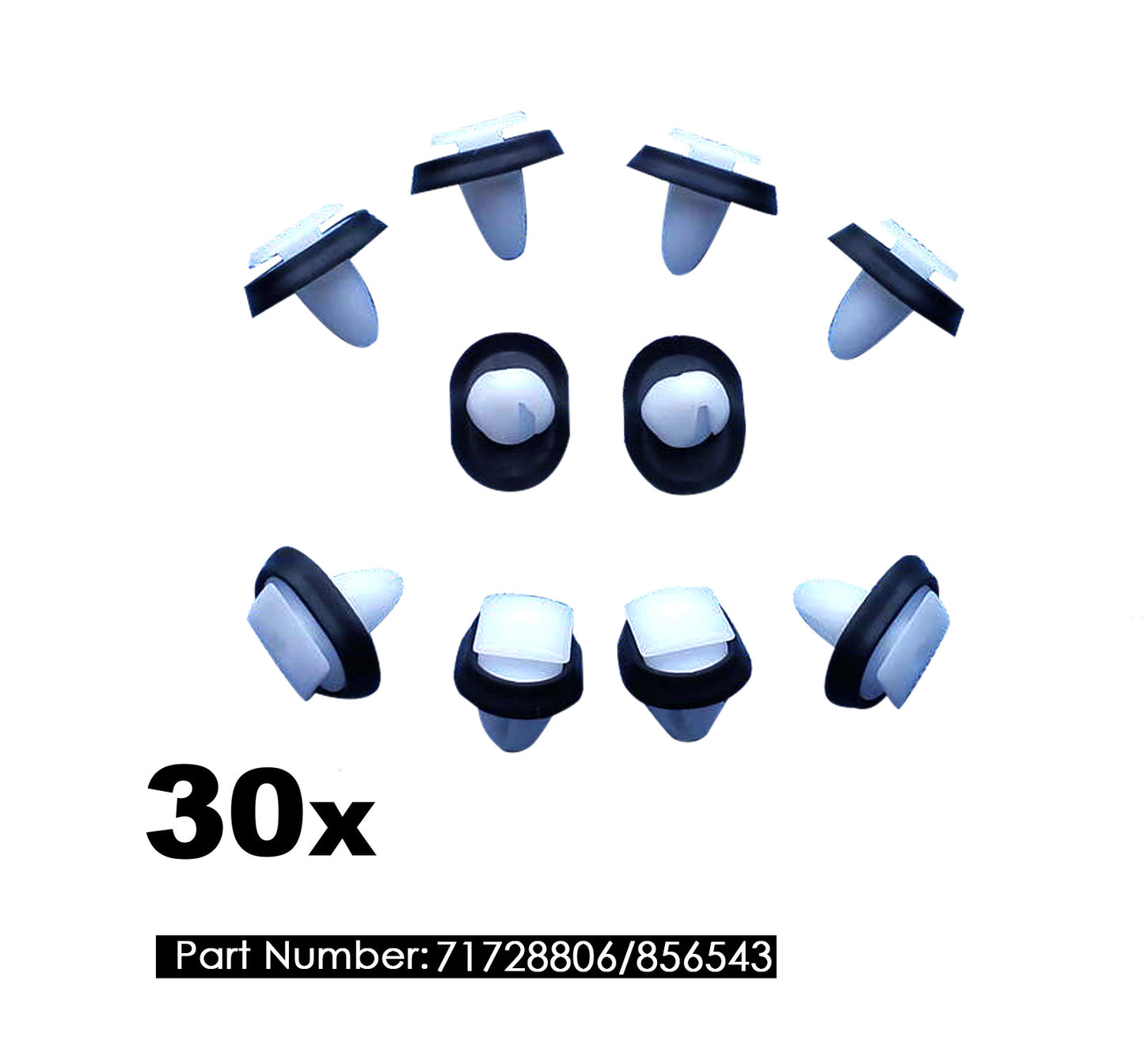 30X Lower Door Trim Strip Moulding Clips Fit for RAM PROMASTER for Fiat Ducato 71728806