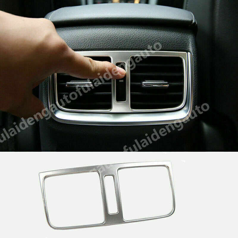 for Infiniti QX50 19-23 Silver Inner Armrest Box Rear Air Outlet Vent Frame Trim