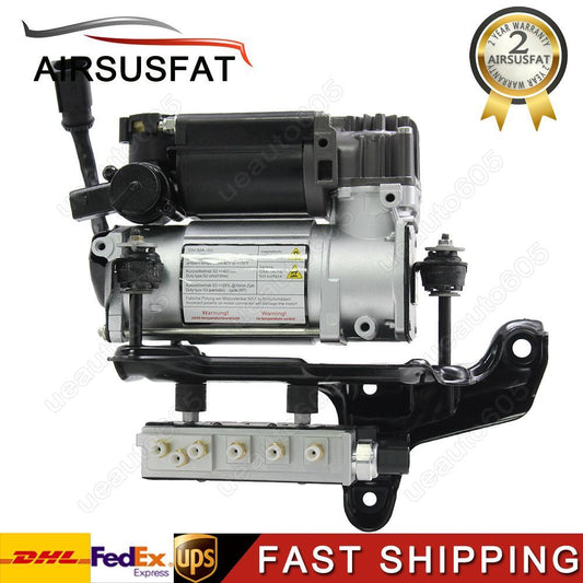 for Mercedes W220 S Class S430 Air Suspension Compressor Pump w/ Valve Block