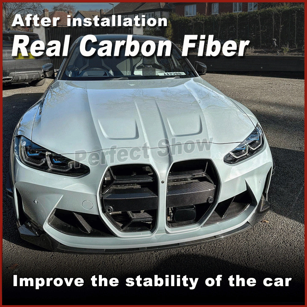 Fit for BMW G80 M3 G82 M4 2021UP Front Bumper Lip Spoiler Splitters Carbon Fibre