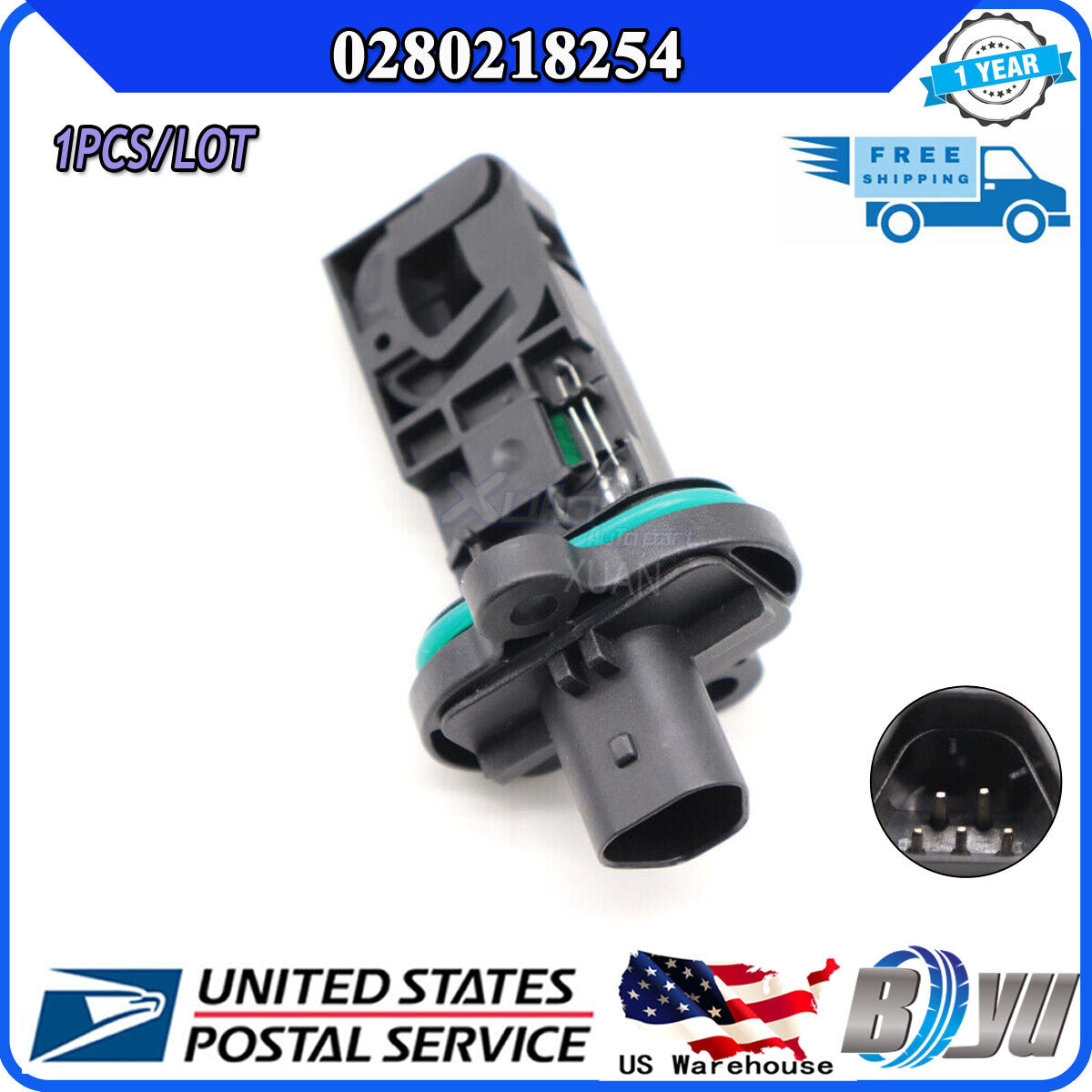 One for Volkswagen airflow sensor for Cadillac ELR, for Chevrolet for Cruze Orlando, Sonic 0280218254