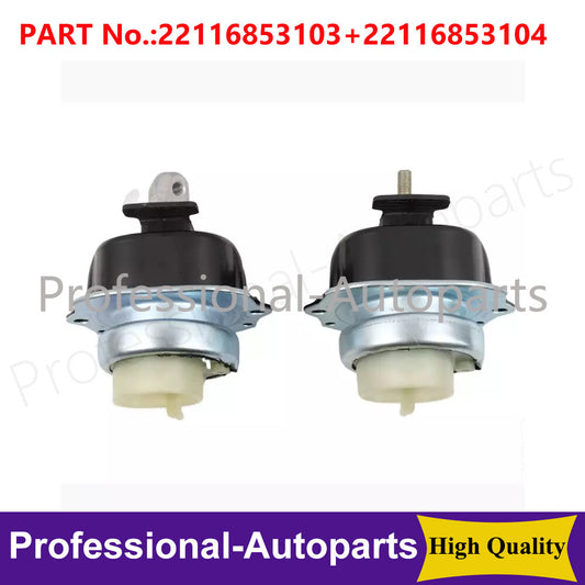 One pair of engine motor brackets (left and right) are suitable for 2014-2018 for BMW X5 xDrive35d 3.0L.