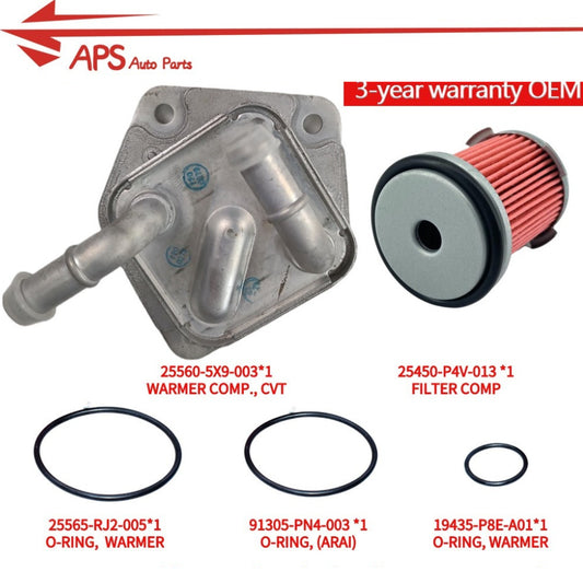 One set of transmission oil cooler 25560-5T0-003 suitable for Honda City Fit 15-20 1.5L