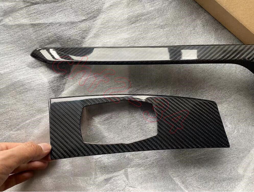 Dry Carbon Fiber interior Cover Trim6 Fit for BMW X3 X3M G01 X4 X4M G02 18-2021