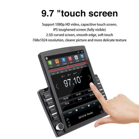 2Din Android 9.1 GPS Navi FM Player WiFi For iOS/Android 9.7Car FM Radio Stereo