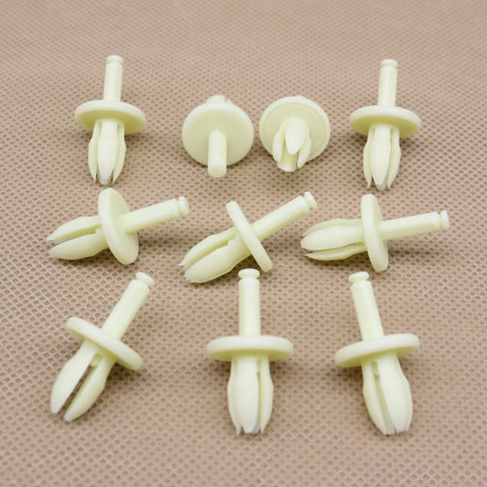 10-piece set of push-type window adjuster clips for Volkswagen 5K0-837-975A