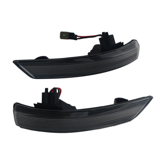 Dynamic mirrored turn signal indicator smoked lens for Ford Focus 2008 - 2016