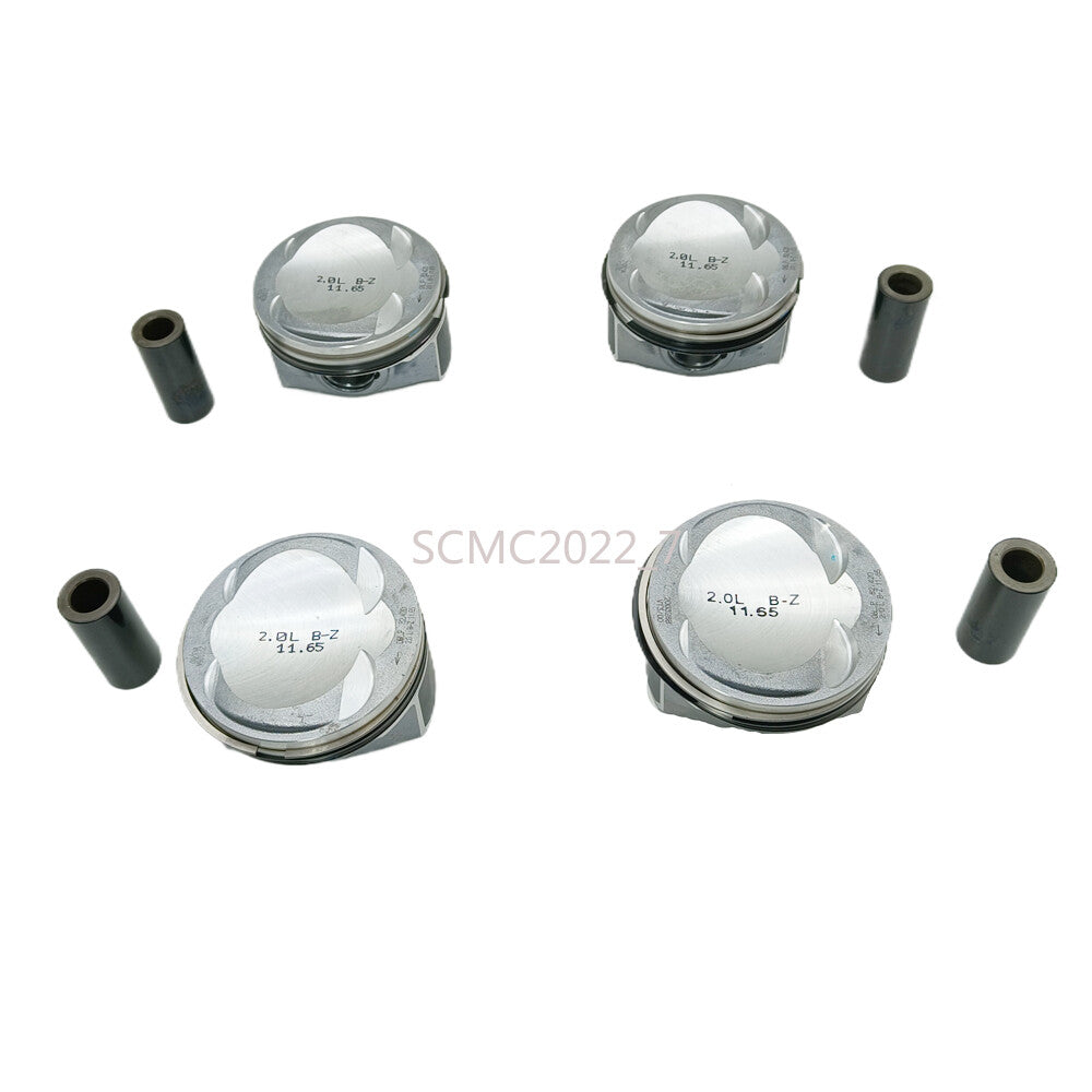 4 Pcs Pistons  Rings Set ¦µ23mm 06K107065BL for VW for Golf for Tiguan for AUDI A3 TT 2.0T