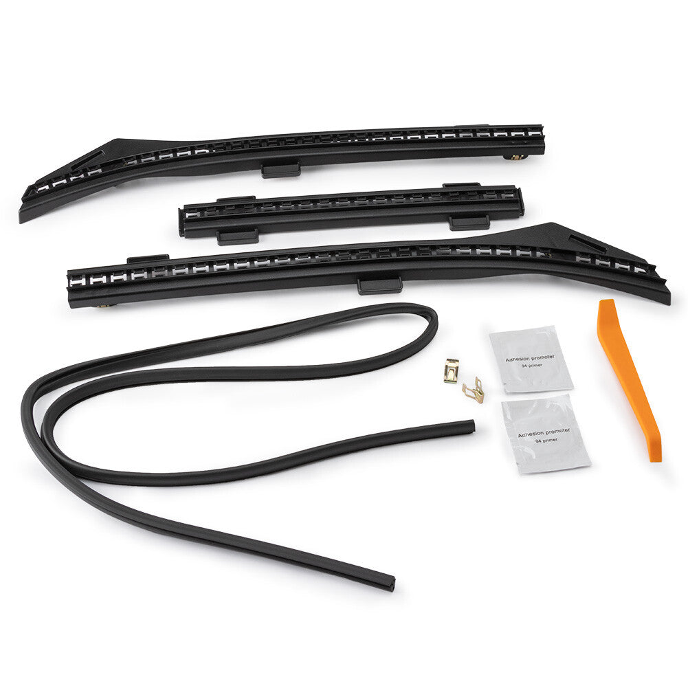 Fits 2020-2023 for Tesla for Model Y Black Front Hood Seal Strip Weather Stripping PP