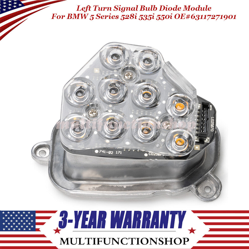 Left Turn Signal Bulb Diode Module for BMW 5 Series 528i 535i 550i 63117271901