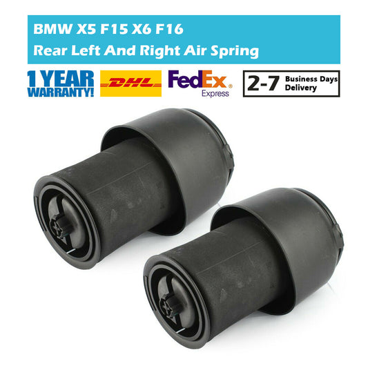 2PCS Rear Air Suspension Spring Bag Fit for BMW X5 F15 X6 F16 37126795013 2014-2019